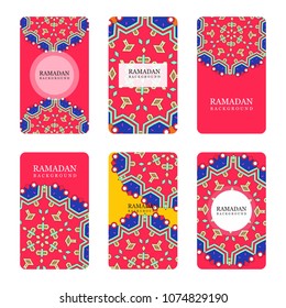 Ramadan mubarak typographic design