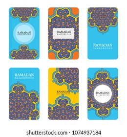 Ramadan mubarak typographic design