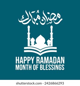 Ramadan Mubarak Vector Art Design