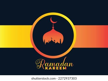 Ramadan Mubarak Vector  Calligraphy Logo for Muslims Islamic Month Ramzan