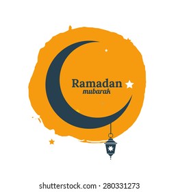Ramadan mubarak vector illustration