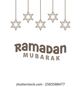 Ramadan mubarak vector, islamic greetings ramadan kareem card design template background with beautiful lanterns and crescent, Ramadan poster,