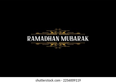Ramadan Mubarak Vector Vintage Illustration