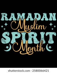 Ramadan Muslim Spirit Month Shirt, Muslim shirt Design, Shirt Print Template, Eid Mubarak, Fasting Mode Is on, Ramadan Shirt, Islamic Calligraphy Tee,  Ramadan Mubarak Vibe, Ramadan Ornaments