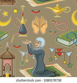 Ramadan muslims holy month pattern