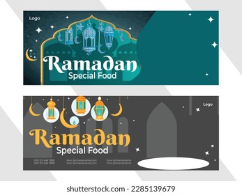Ramadan new modern stylish corporate professional creative cover design 