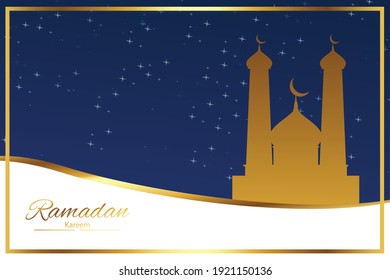 Ramadan-Design für nuancierte Moschee-Hintergrund