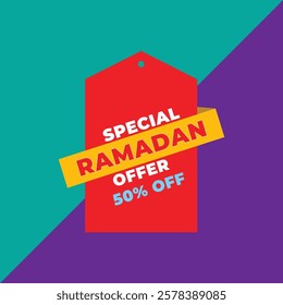 Ramadan Offer Dangler design Template