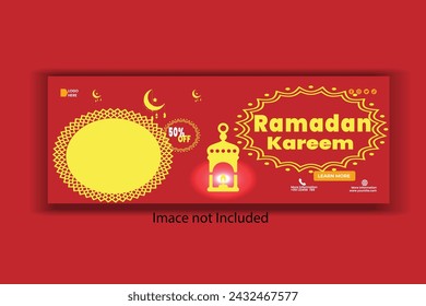 Ramadan offer food social media  post