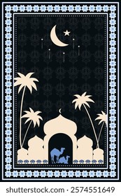 Ramadan pattern. Vector Illustration digital file download for print, printable, wallpaper, background, rug, decoration and many projects.