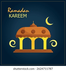 Ramadan Pavilion Icon. Vector illustration
