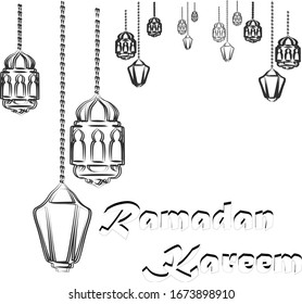 ramadan postcard for holiday in may