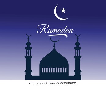 Ramadan poster vector free vector illustration 