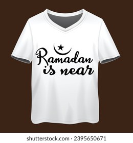 Ramadan quote typography t-shirt design for t-shirt, cards, frame artwork, bags, mugs, stickers, tumblers, phone cases, print etc.