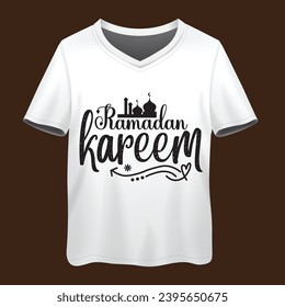 Ramadan quote typography t-shirt design for t-shirt, cards, frame artwork, bags, mugs, stickers, tumblers, phone cases, print etc.