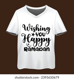 Ramadan quote typography t-shirt design for t-shirt, cards, frame artwork, bags, mugs, stickers, tumblers, phone cases, print etc.