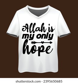 Ramadan quote typography t-shirt design for t-shirt, cards, frame artwork, bags, mugs, stickers, tumblers, phone cases, print etc.