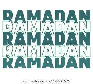 Ramadan Retro Svg,Eid Mubarak Svg,Ramadan Saying T-shirt,Fasting T-shirt,Cut File,Commercial Use svg