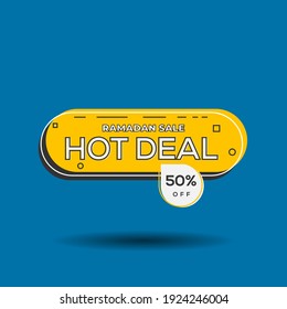 Ramadan sale banners set,discount and best offer tag, label or sticker set on occasion of Ramadan Kareem
