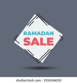 Ramadan sale banners set,discount and best offer tag, label or sticker set on occasion of Ramadan Kareem