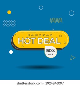 Ramadan sale banners set,discount and best offer tag, label or sticker set on occasion of Ramadan Kareem
