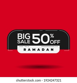 Ramadan sale banners set,discount and best offer tag, label or sticker set on occasion of Ramadan Kareem