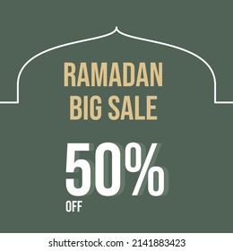 Ramadan sale banners set,discount and best offer tag, label or sticker set on occasion of Ramadan Kareem and Eid Mubarak, vector illustration