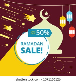 Ramadan Sale Illustration