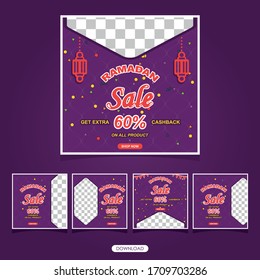 Ramadan sale instagram posts collection