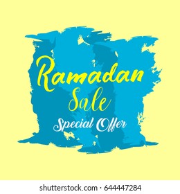 Ramadan Sale Logo Vector Template