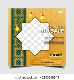 Ramadan Sale Modern Social Media Post Feed