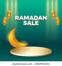 Ramadan sale social media square feed design