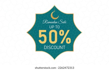 ramadan sale template upto 50% off vector, ramadan sale up to 50% off vector illustration, ramadan discount vector, ramadhan sale typography