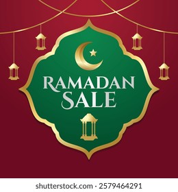 Ramadan sale template vector design