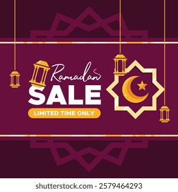Ramadan sale template vector design
