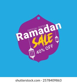Ramadan Sales Offer Dangler template
