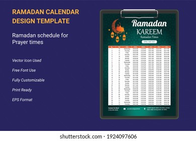 Ramadan schedule 2021 for Prayer times in Ramadan. Ramadan Kareem Timing 2021 Calendar, Ramadan Calendar Schedule - Fasting, Iftar and Prayer time table