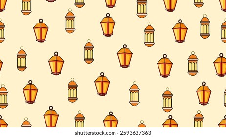 Ramadan seamless pattern background. Ramadan illustration pattern. Ramadan background. Perfect for fabrics, textile, wallpaper, and decor. SSTKbackgrounds