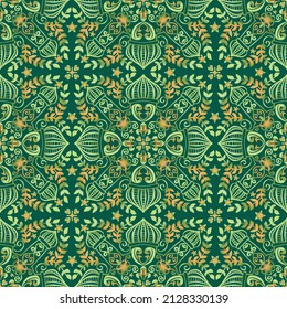 El Ramadán es un patrón sin fisuras con linterna de contorno, estrellas y mezquita. Diseño de papel tapiz, papel de embalaje, tarjeta de saludo, festividades islámicas