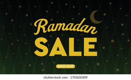 Ramadan season sale background template.