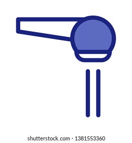 Ramadan shower Vector Flat Icons. Editable Stroke and color.