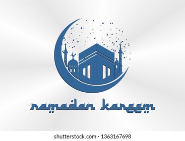 Ramadan Silhouette with Mosque