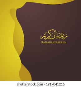 Ramadan Social Media Post Design in Dark Color