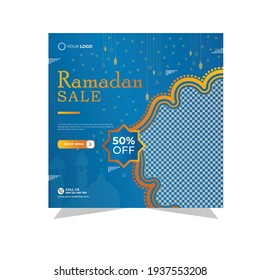 Ramadan Social Media Post Design Template