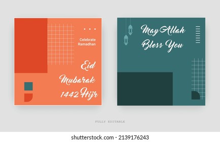 Diseño de Ramadán Social Media Post. Una buena plantilla para la publicidad en las redes sociales. Perfecto para publicaciones en medios sociales, antecedentes y anuncios en internet de banner.