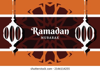 ramadan social media post vector decoration islamic religious festival and eid ramzan kareem mubarak