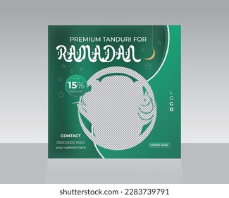 Ramadan Special Food Social Media Post Template