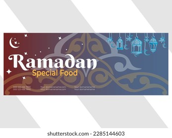 Ramadan special good food cover professional corporate creative modern cover design