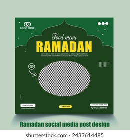 Ramadan special offer social media Post Template.