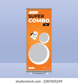 Ramadan Special roll up display standee for presentation purpose
